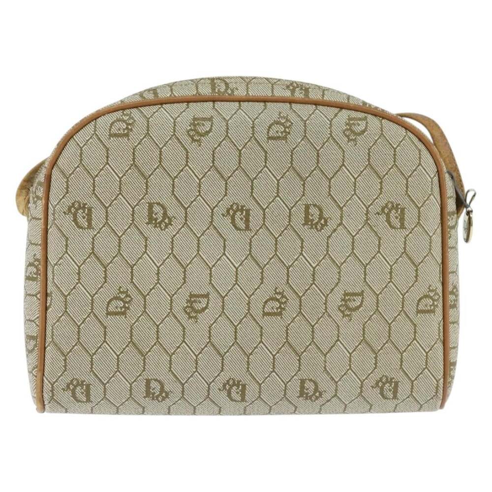 Dior Honeycomb Canvas Shoulder Bag Beige